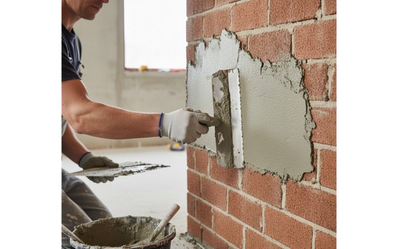 Plastering Work Started